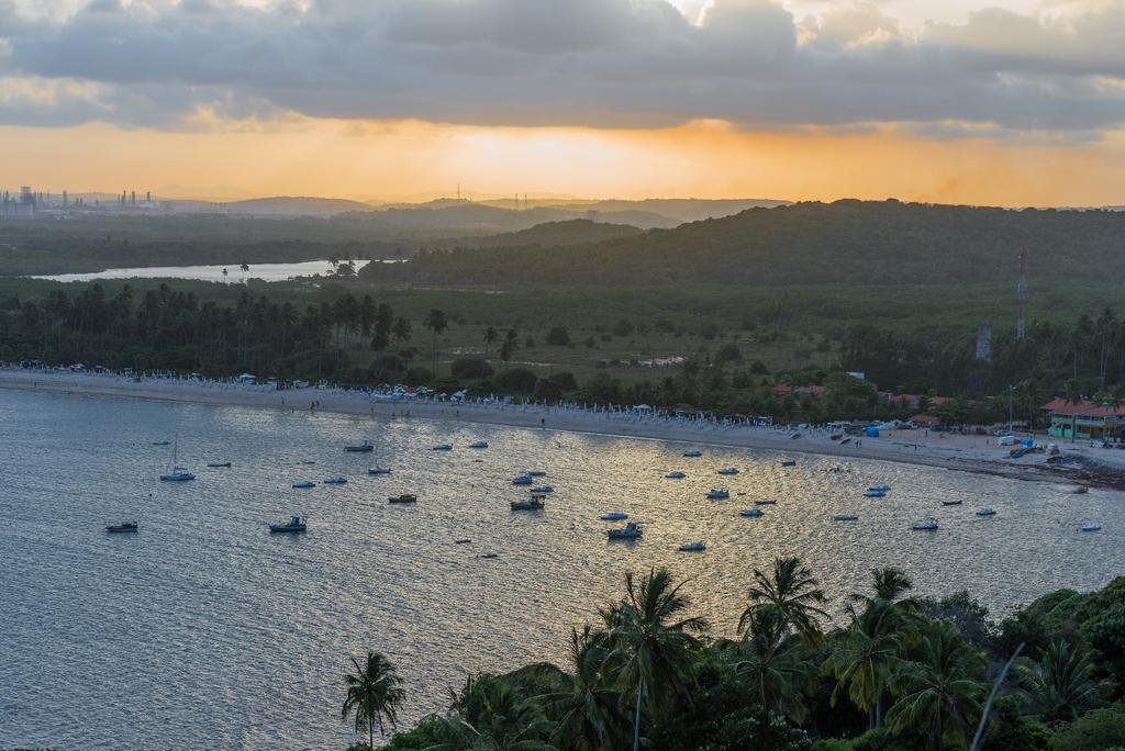 Sheraton Reserva Do Paiva Cabo de Santo Agostinho Rum bild Sunset at the mouth of the river